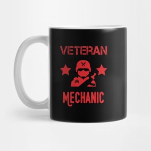 Veteran Mechanic Red Army Mug